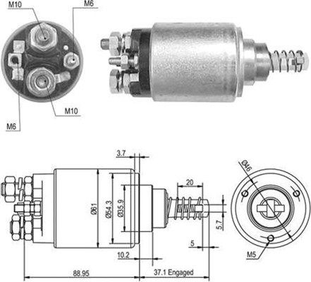 MAGNETI MARELLI Ievilcējrelejs, Starteris 940113050389